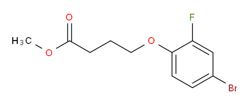 methyl 4-(4-bromo-2-fluorophenoxy)butanoate