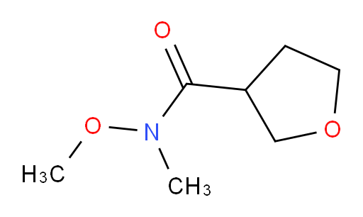 N-methoxy-N-methyloxolane-3-carboxamide