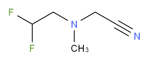 2-[(2,2-difluoroethyl)(methyl)amino]acetonitrile