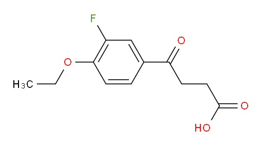 4-(4-ethoxy-3-fluorophenyl)-4-oxobutanoic acid