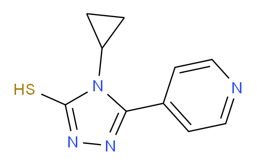 4-cyclopropyl-5-(pyridin-4-yl)-4H-1,2,4-triazole-3-thiol