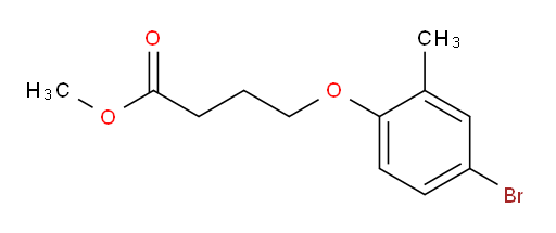 methyl 4-(4-bromo-2-methylphenoxy)butanoate