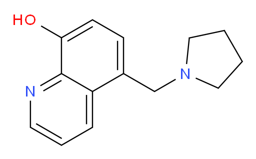 5-[(pyrrolidin-1-yl)methyl]quinolin-8-ol