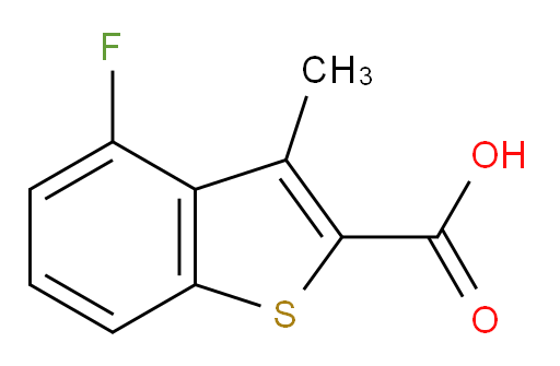 4-fluoro-3-methyl-1-benzothiophene-2-carboxylic acid