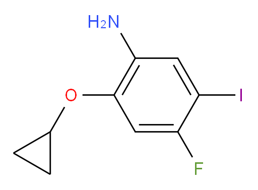 2-cyclopropoxy-4-fluoro-5-iodoaniline