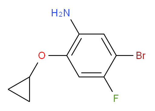 5-bromo-2-cyclopropoxy-4-fluoroaniline