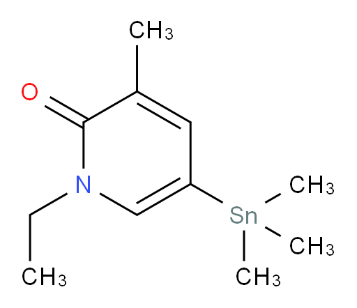 1-ethyl-3-methyl-5-(trimethylstannyl)pyridin-2(1H)-one