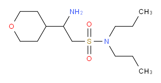 2-amino-2-(oxan-4-yl)-N,N-dipropylethane-1-sulfonamide
