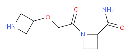 1-[2-(azetidin-3-yloxy)acetyl]azetidine-2-carboxamide