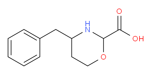 4-benzyl-1,3-oxazinane-2-carboxylic acid