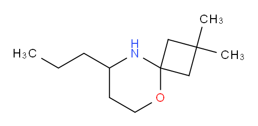 2,2-dimethyl-8-propyl-5-oxa-9-azaspiro[3.5]nonane