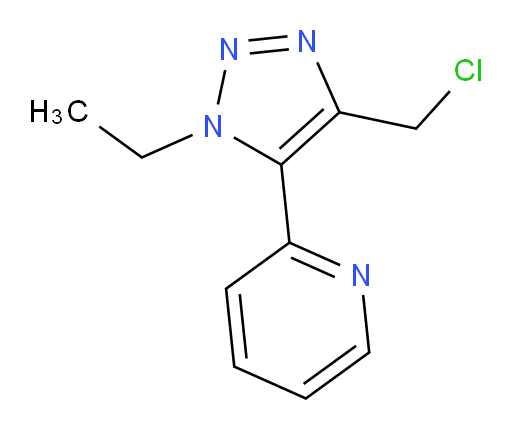 2-[4-(chloromethyl)-1-ethyl-1H-1,2,3-triazol-5-yl]pyridine