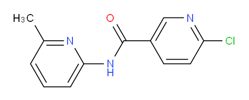 6-chloro-N-(6-methylpyridin-2-yl)pyridine-3-carboxamide