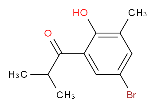 1-(5-bromo-2-hydroxy-3-methylphenyl)-2-methylpropan-1-one