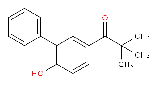 1-(4-hydroxy-3-phenylphenyl)-2,2-dimethylpropan-1-one