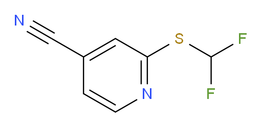 2-[(difluoromethyl)sulfanyl]pyridine-4-carbonitrile