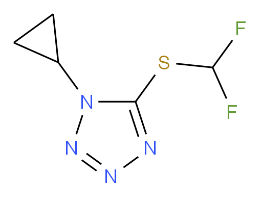 1-cyclopropyl-5-[(difluoromethyl)sulfanyl]-1H-1,2,3,4-tetrazole