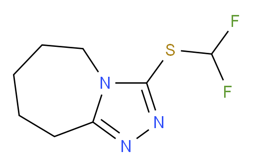 3-[(difluoromethyl)sulfanyl]-5H,6H,7H,8H,9H-[1,2,4]triazolo[4,3-a]azepine