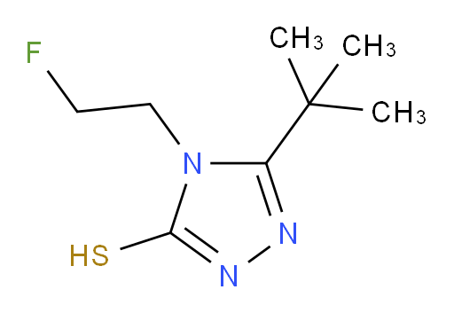5-tert-butyl-4-(2-fluoroethyl)-4H-1,2,4-triazole-3-thiol