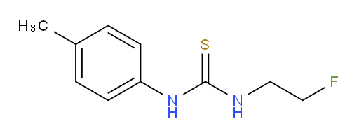 3-(2-fluoroethyl)-1-(4-methylphenyl)thiourea