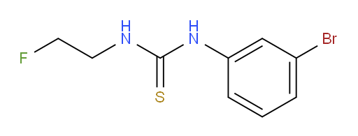 1-(3-bromophenyl)-3-(2-fluoroethyl)thiourea