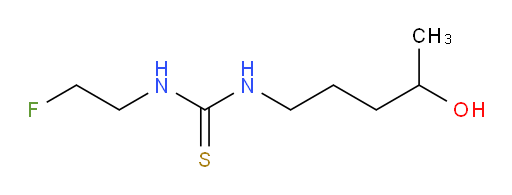 3-(2-fluoroethyl)-1-(4-hydroxypentyl)thiourea