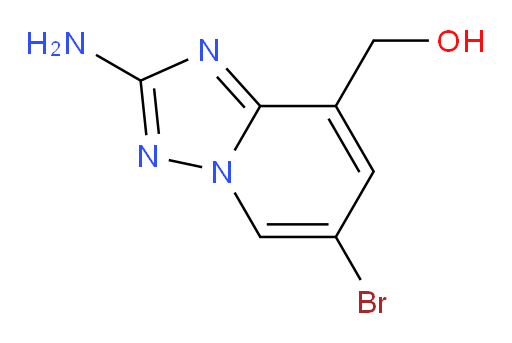 {2-amino-6-bromo-[1,2,4]triazolo[1,5-a]pyridin-8-yl}methanol