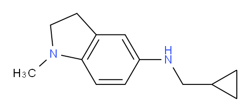 N-(cyclopropylmethyl)-1-methyl-2,3-dihydro-1H-indol-5-amine