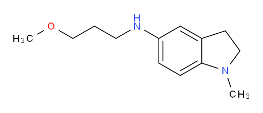 N-(3-methoxypropyl)-1-methyl-2,3-dihydro-1H-indol-5-amine