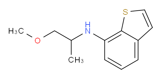 N-(1-methoxypropan-2-yl)-1-benzothiophen-7-amine