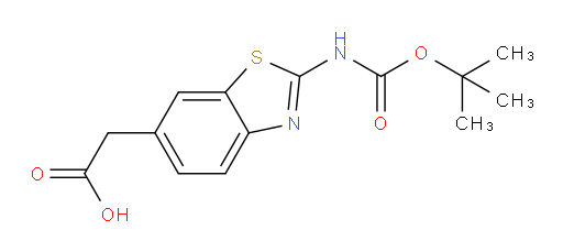 2-(2-{[(tert-butoxy)carbonyl]amino}-1,3-benzothiazol-6-yl)acetic acid