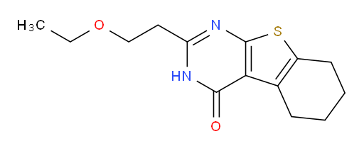 5-(2-ethoxyethyl)-8-thia-4,6-diazatricyclo[7.4.0.0,2,7]trideca-1(9),2(7),5-trien-3-one