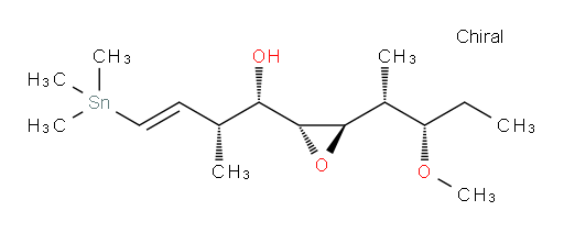 (1S,2R,E)-1-((2R,3R)-3-((2R,3S)-3-methoxypentan-2-yl)oxiran-2-yl)-2-methyl-4-(trimethylstannyl)but-3-en-1-ol