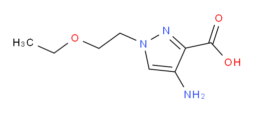 4-amino-1-(2-ethoxyethyl)-1H-pyrazole-3-carboxylic acid
