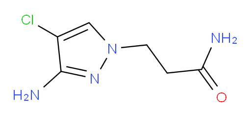3-(3-amino-4-chloro-1H-pyrazol-1-yl)propanamide