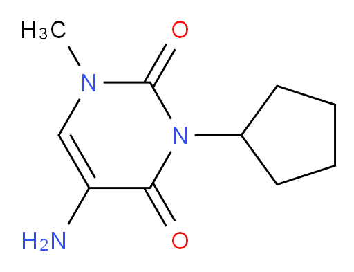 5-amino-3-cyclopentyl-1-methyl-1,2,3,4-tetrahydropyrimidine-2,4-dione