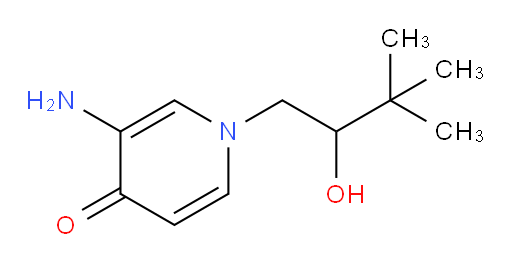 3-amino-1-(2-hydroxy-3,3-dimethylbutyl)-1,4-dihydropyridin-4-one