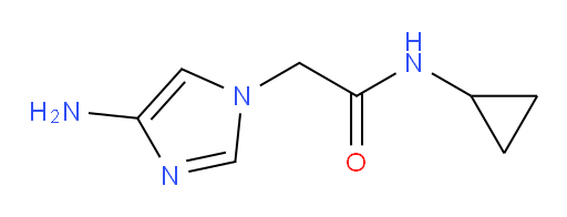 2-(4-amino-1H-imidazol-1-yl)-N-cyclopropylacetamide