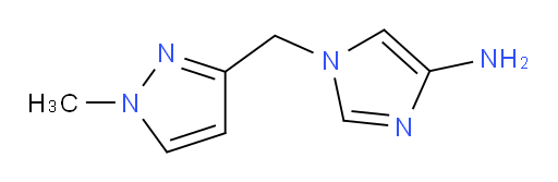 1-[(1-methyl-1H-pyrazol-3-yl)methyl]-1H-imidazol-4-amine