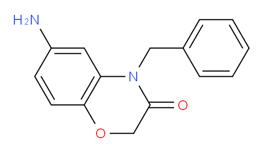 6-amino-4-benzyl-3,4-dihydro-2H-1,4-benzoxazin-3-one