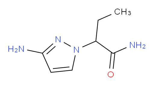 2-(3-amino-1H-pyrazol-1-yl)butanamide