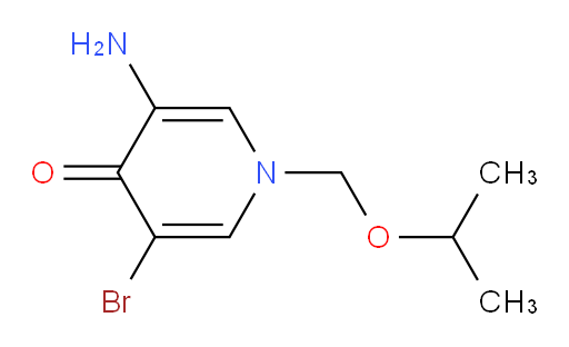 3-amino-5-bromo-1-[(propan-2-yloxy)methyl]-1,4-dihydropyridin-4-one