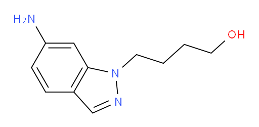 4-(6-amino-1H-indazol-1-yl)butan-1-ol