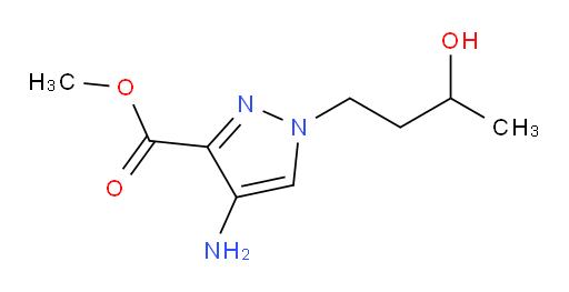 methyl 4-amino-1-(3-hydroxybutyl)-1H-pyrazole-3-carboxylate
