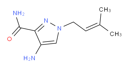 4-amino-1-(3-methylbut-2-en-1-yl)-1H-pyrazole-3-carboxamide