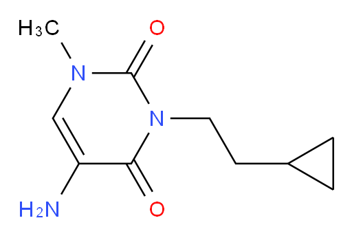 5-amino-3-(2-cyclopropylethyl)-1-methyl-1,2,3,4-tetrahydropyrimidine-2,4-dione