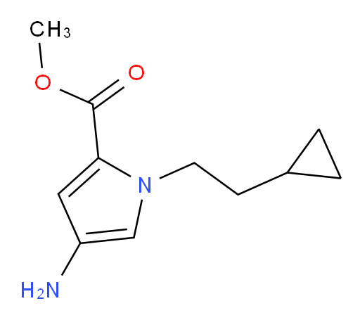 methyl 4-amino-1-(2-cyclopropylethyl)-1H-pyrrole-2-carboxylate