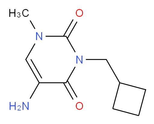 5-amino-3-(cyclobutylmethyl)-1-methyl-1,2,3,4-tetrahydropyrimidine-2,4-dione