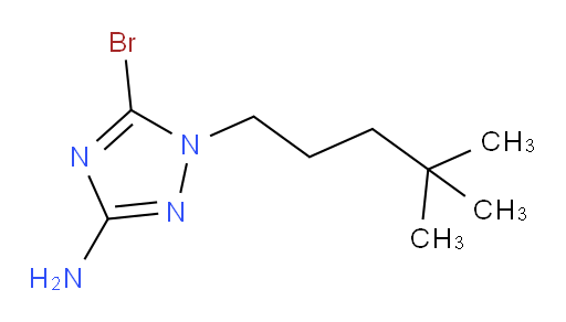 5-bromo-1-(4,4-dimethylpentyl)-1H-1,2,4-triazol-3-amine