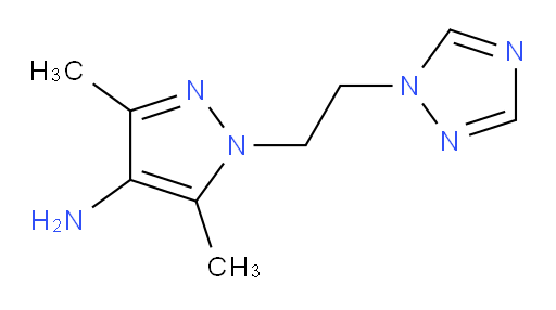 3,5-dimethyl-1-[2-(1H-1,2,4-triazol-1-yl)ethyl]-1H-pyrazol-4-amine